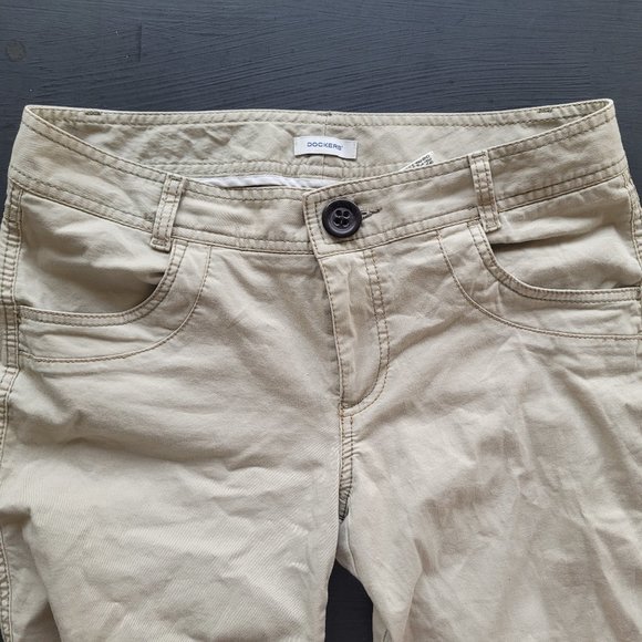 Y2K Flap Pocket Loose Baggy Straight Fit Khakis - Dockers - Picture 2 of 10